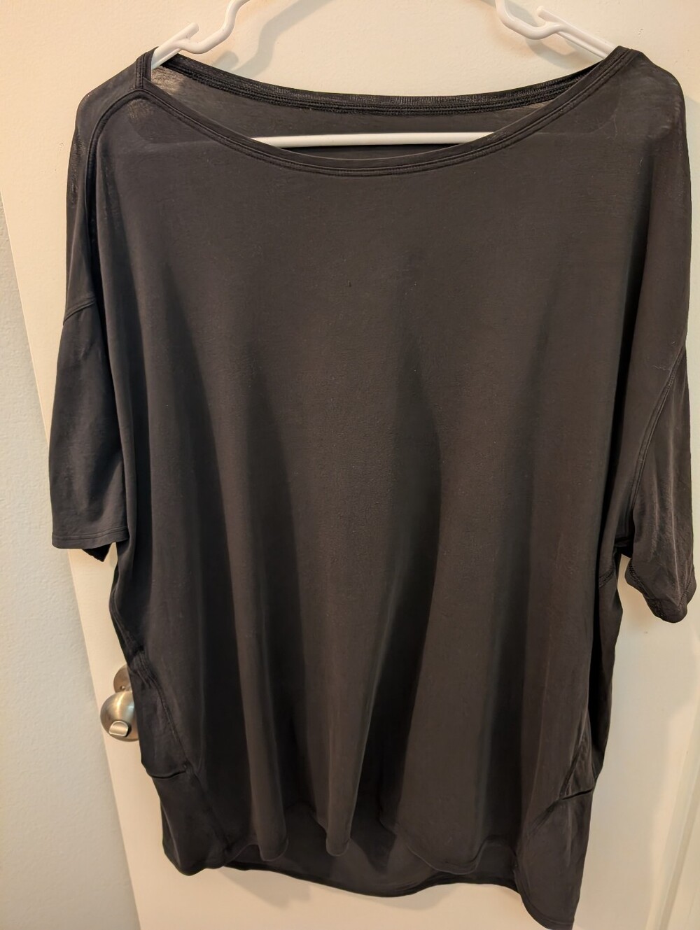 LLLemon Back In Action Organic Cotton Black Short Sleeves Shirt